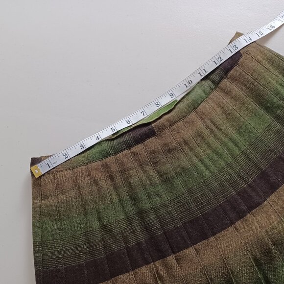 Sportrite In’n Outer Vintage Wool Pleated Midi Skirt - Picture 10 of 12